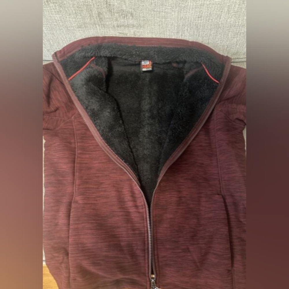 32 Degrees Men's XL Sherpa Lined Full Zipper Fleece.  NWT